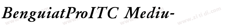 BenguiatProITC Mediu字体转换 BenguiatProITC Mediu字体转换